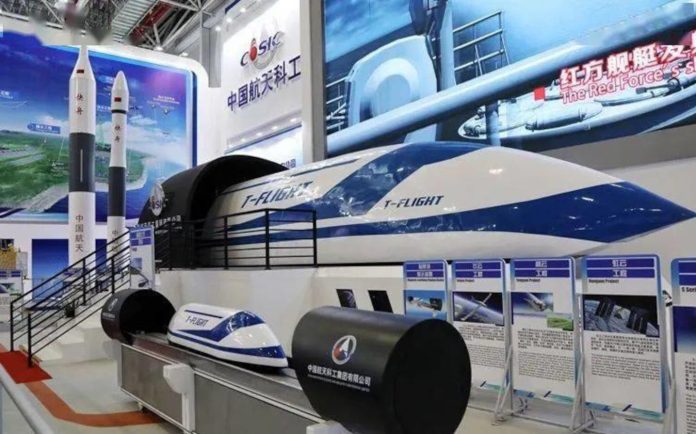 Китай успешно испытал поезд на магнитной подушке в вакуумной трубе | New-Science.ru