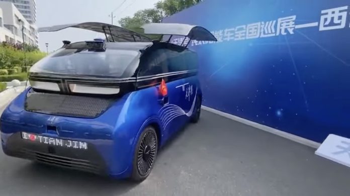 Автомобиль китайского производства работает полностью на солнечной энергии | New-Science.ru