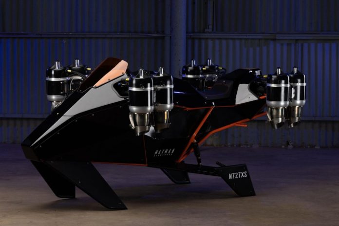 Mayman Aerospace представила свой прототип летающего мотоцикла | New-Science.ru