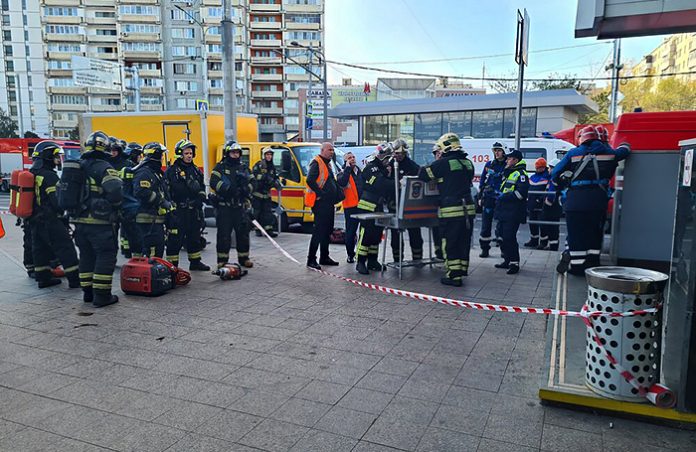 На станции «Печатники» столкнулись два поезда. Пятеро человек пострадали
