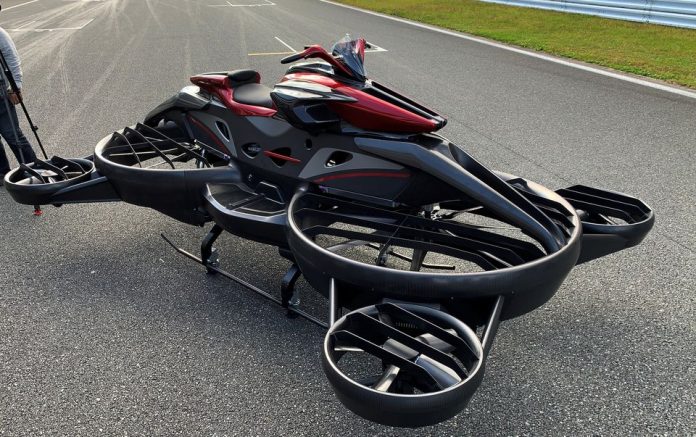 Японский стартап представил летающий мотоцикл за 680 тысяч долларов | New-Science.ru