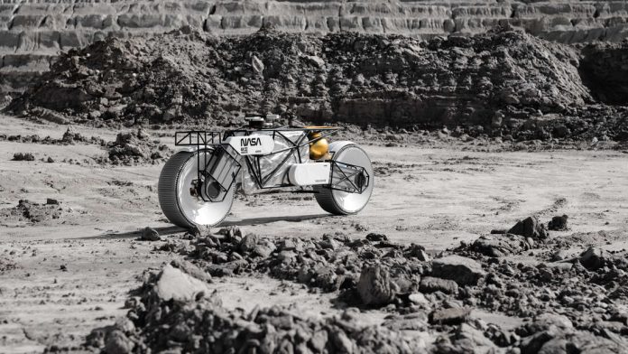 Однажды космонавты смогут прокатиться на этом мотоцикле по Луне | New-Science.ru