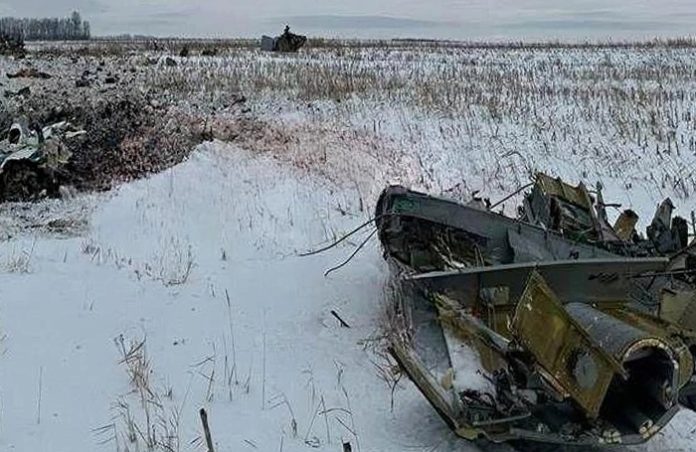 Военный транспортник Ил-76 сбили ВСУ, применив зенитный ракетный комплекс