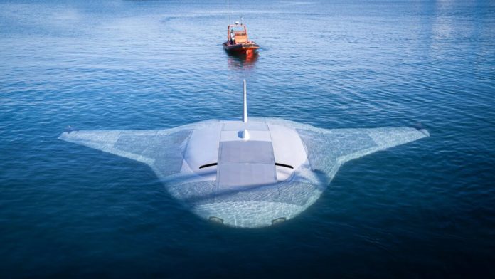 DARPA начинает морские испытания подводного беспилотника в форме гигантского ската | New-Science.ru